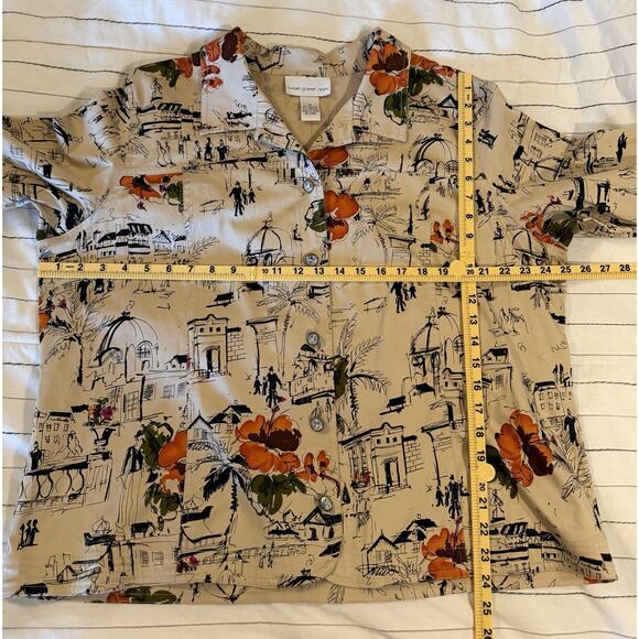 Susan Graver | Women's Travel Button Jacket Stretch Thanksgiving Fall Autumn- 1X - Picture 8 of 8